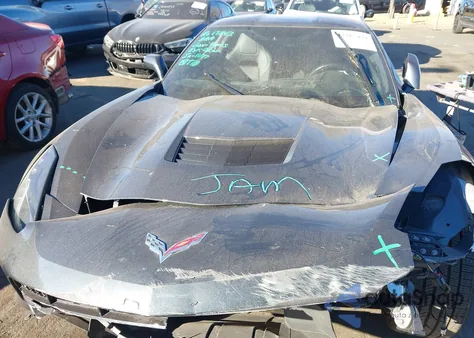 2019 Chevrolet Corvette Stingray из США, поврежденный, VIN 1G1YA2D73K5121218